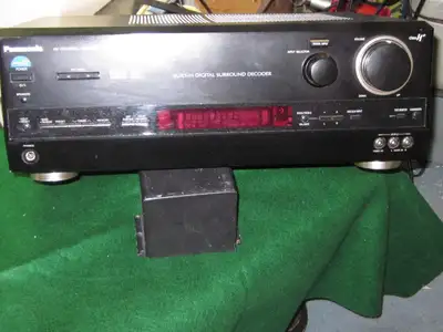 for sale Panasonic surround 5 channel control receiver in good condition with manual but remote cont...