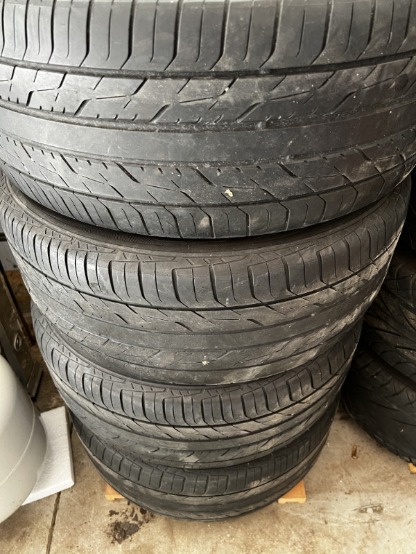 BMW 5 spoke alloy wheels, nice condition in Tires & Rims in Leamington - Image 3