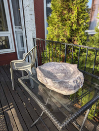 Gorgeous carved Natural Stone table centrepiece/bowl