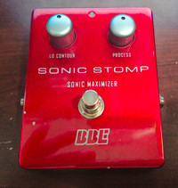 BBE - Sonic Stomp - Sonic Maximizer - Guitar Effects Pedal