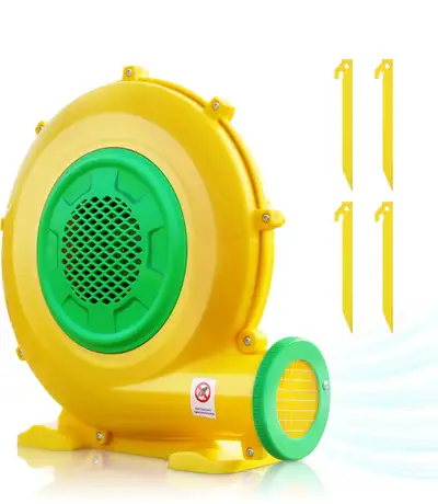 NEW 370 Watt 0.5HP Air Blower for Inflatable, Electric Air Blower Fan Open Box - Sealed - Brand New...