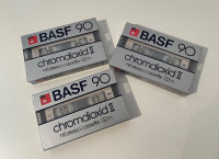 Hi-fi Stereo Cassette Tape BASF 90 Chromdioxid II 132m 