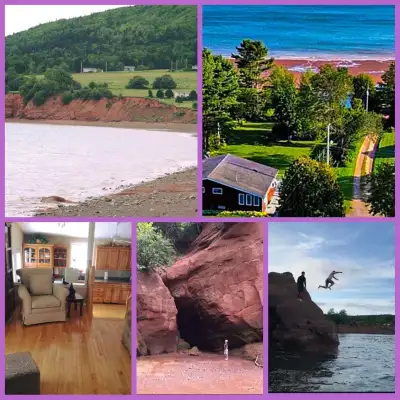 Bay Of Fundy 3 bedroom 2 bathroom beach front home, View more