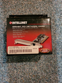Intellinet Gigabit net card new in box