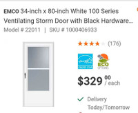 34X80 Storm Door 