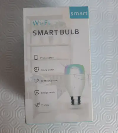 Brand New Wi-Fi enabled smart bulb offering convenient phone control and a wide spectrum of 16 milli...