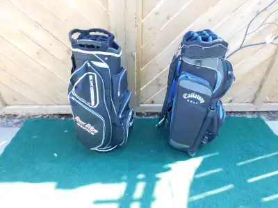 CALLAWAY CART GOLF BAG and TOUR EDGE EXOTICS CART GOLF BAG CALLAWAY CART GOLF BAG Asking $120.00 Cal...