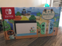 Nintendo Switch console with games and accessories
