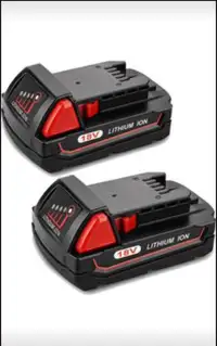 2 Lithium-ion Replacement Batteryy Compatible with Milwaukee 