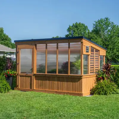 Backyard greenhouse, View more