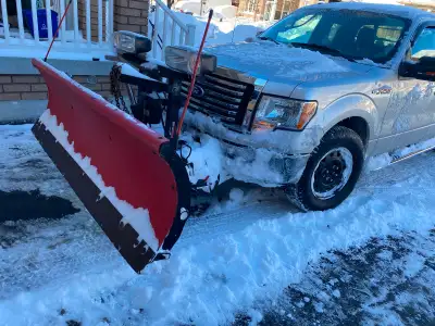 This truck was used to plow my farm driveway. Runs and drives well. Comes with a western snow plow....