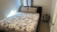 Bed frame, mattress , bedding set and duvet set