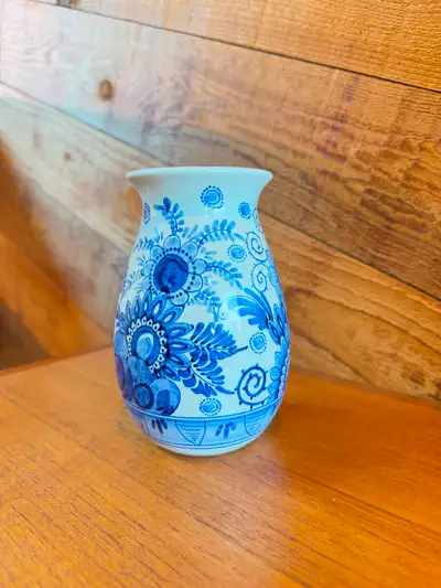 Small Vintage Delft Dutch Vase, View more