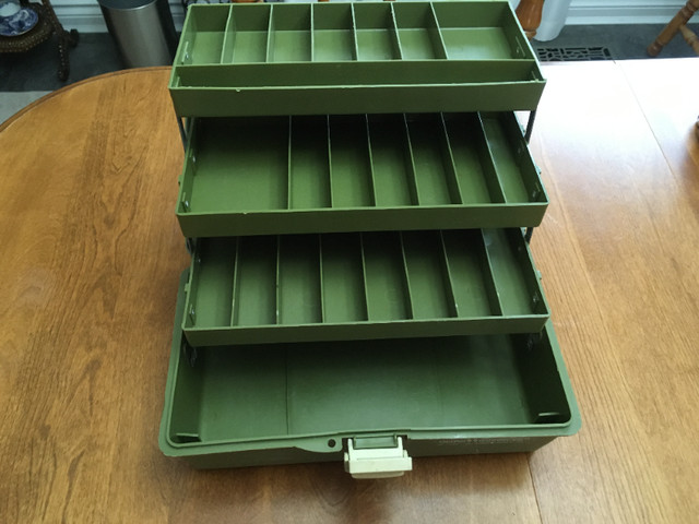 Old Pal Woodstream Tackle Box in Fishing, Camping & Outdoors in London - Image 2