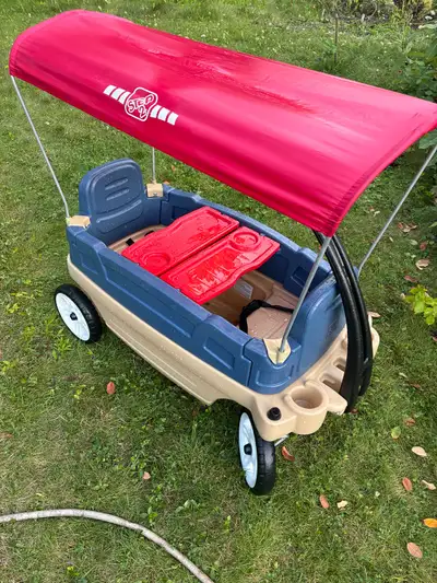 step 2 canopy wagon lightly used, View more