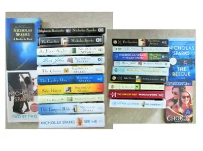 NICHOLAS SPARKS~~ Hardcover and Paperback novels, View more