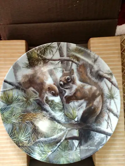 1987 Knowles Friends of the Forest Collectors Plate The Squirrel, View more