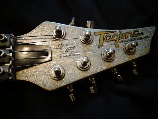 Tagima K1 Guitar  Kiko Loureiro MasterLuthier Silver(sell/trade) in Guitars in City of Toronto - Image 5