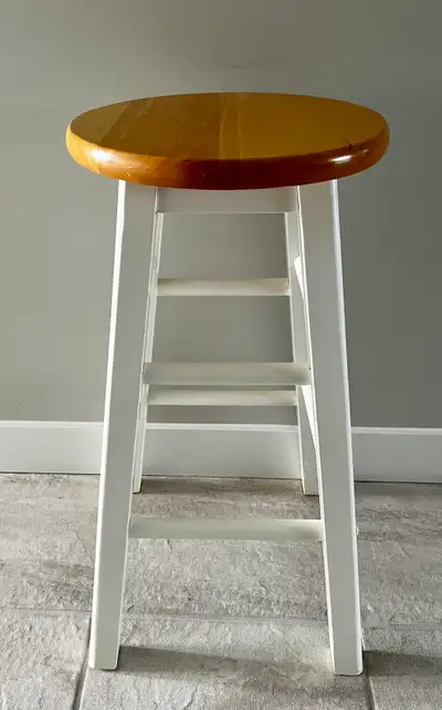 24” counter height wood bar stool, View more