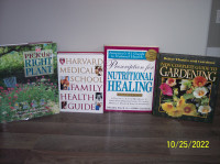 Health and Gardening Books