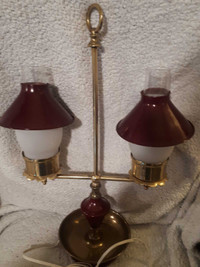 Vintage Brass Students Lamp..