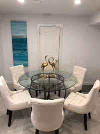 Dining set  table and 6 chairs 