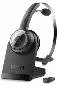 LEVN Bluetooth 5.0 Headset, Wireless Headset