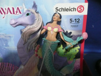 TOYS - PLASTIC FIGURINES - SCHLEICH mermaid and unicorn figures