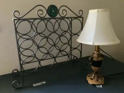 Wine Rack & Lamp , View more