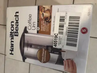 Hamilton beach 45 cup coffee urn, View more