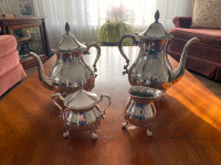 Silver plated tea service