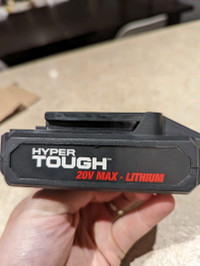 Hyper Tough 20 volt lithium ion battery
