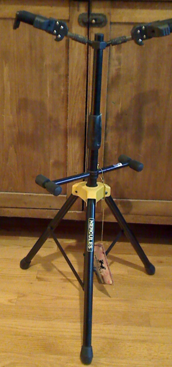 Hercules Double Guitar Floor Stand Model GS422B+, View more