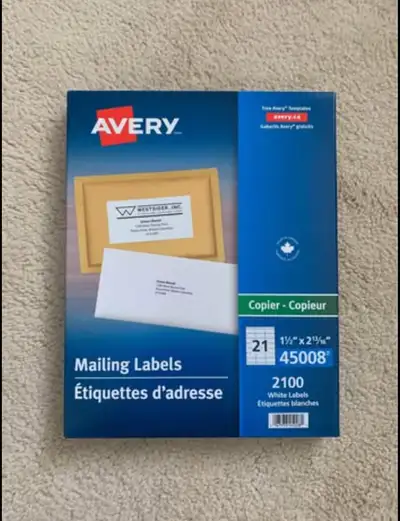 NEW! Avery Mailing Labels, View more
