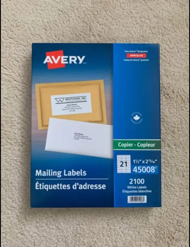 NEW! Avery Mailing Labels in Other in Markham / York Region - Image 2