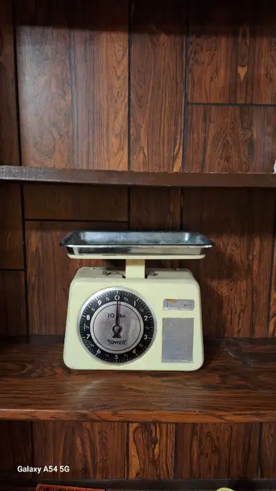 Antique home scale, View more