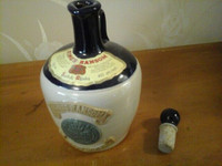 Vintage King's Ransom Scotch Whiskey Crock/ Bottle