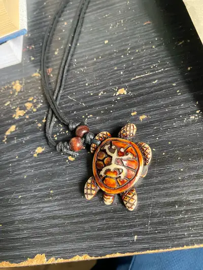 Wooden carved turtle necklaces, View more