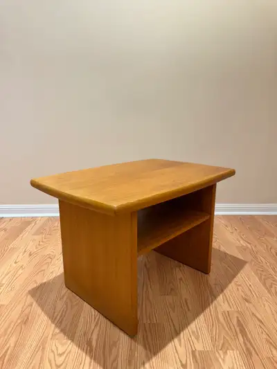 Mid Century Teak Side Table, View more