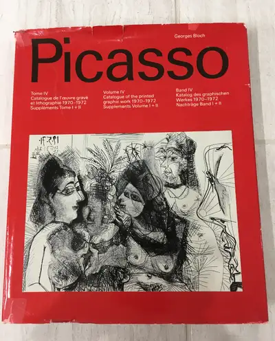 Pablo Picasso Volume IV : Catalogue, Vintage Art book, View more