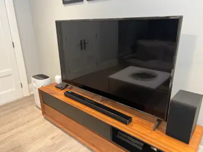 65 in LG Smart TV and Soundbar, View more