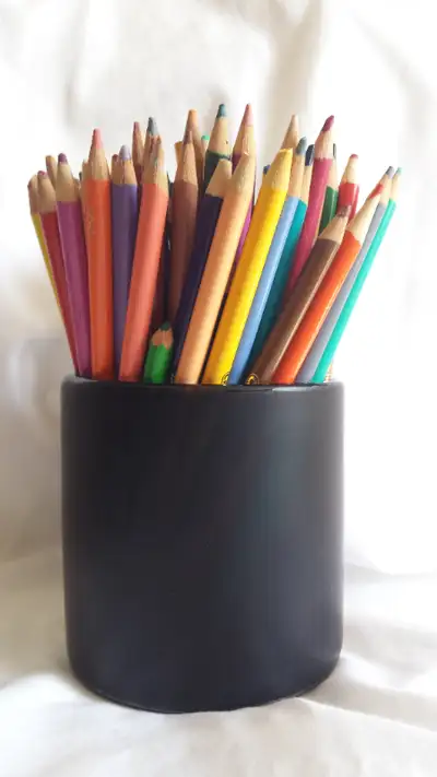 Hand-Blown Frosted Glass Short Vase ~ 4" Tall x 4" Diameter, View more