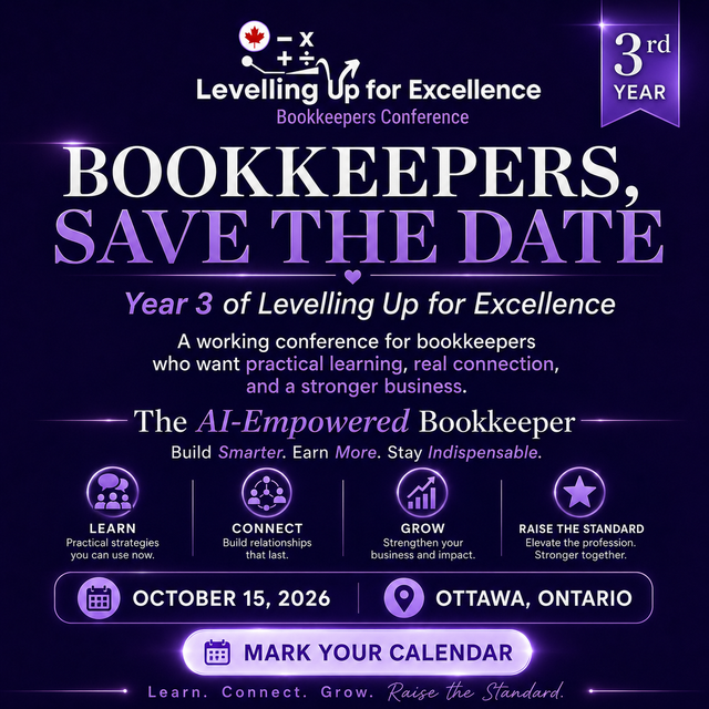 Levelling Up for Excellence Bookkeepers Conference