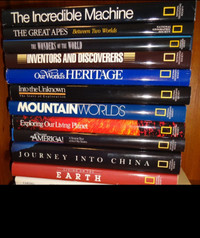 National Geographic Hardcover Books - $10