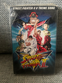 Vintage Rare Street Fighter II V Theme Song 1998 Cassette 
