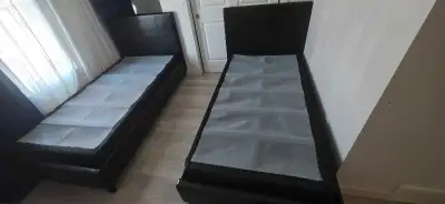Bed Frame with twin box, View more