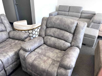 Clearance Sale on Electric Leather Recliner Set.