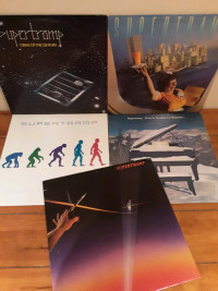 SUPERTRAMP  - 5 STUDIO ALBUMS CANADIAN PRESSING LP'S 