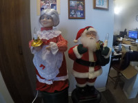 Mr. and Mrs. Claus....Two Animated Christmas characters.....