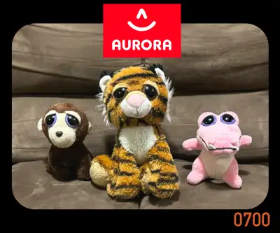 Peluches Toutous gros yeux Aurora style ty beanie Boos russ, View more